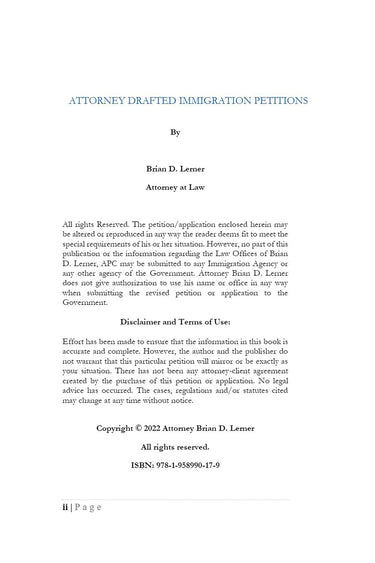 Rocket Immigration Petitions Immigration Visa Attorney Drafted E-2  Investor Application for the Entrepreneurs Visa